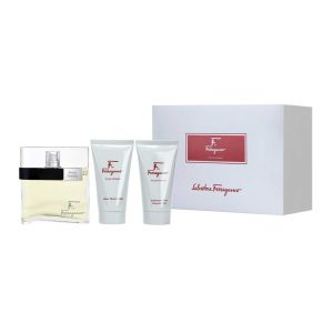 F by Ferragamo Estuche 3 Piezas Hombre EDT 100ml + Showe gel 75ml + After Shave 75ml