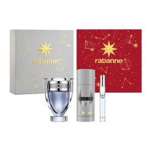 Invictus Navidad ESTUCHE 3 piezas Hombre EDT 100ml + Desodorante 150ml + Miniatura 10ml