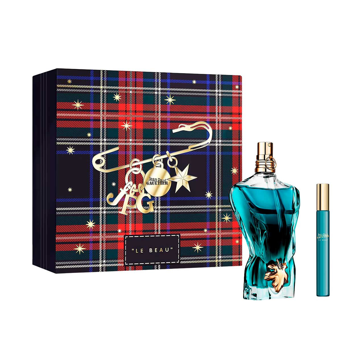 Jean Paul Gaultier Le Beau Navidad ESTUCHE 2 piezas Hombre EDT 125ml + Miniatura 10ml