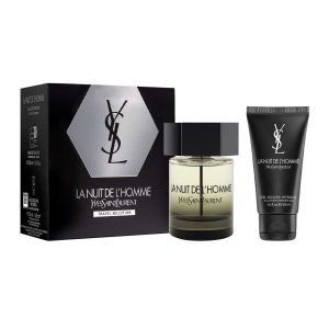 La Nuit de L'Homme by Yves Saint Laurent Travel Estuche 2 Piezas Hombre EDT 100ml + Gel para ducha 50ml