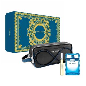 Versace Man [Eau Fraîche] Estuche 3 Piezas Hombre EDT 100ml + Miniatura 10ml + Bolsa de Viaje