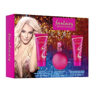 Fantasy SET 3 Piezas Dama by Britney Spears EDP 100ml + Crema Corporal 100ml + Gel De Ducha 100ml