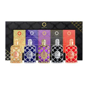 Orientica Luxury Collection Estuche 5 Piezas Unisex Amber Rouge EDP 7.5 ml + Oud Saffron EDP 7.5 ml + Velvet Gold EDP 7.5 ml + Royal Bleu 7.5 ml EDP + Royal Amber EDP 7.5 ml